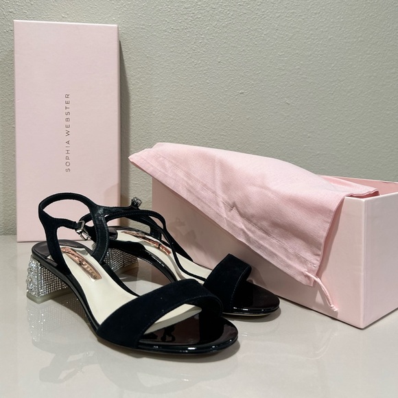 Sophia Webster "Amber" suede sandals - Picture 2 of 5